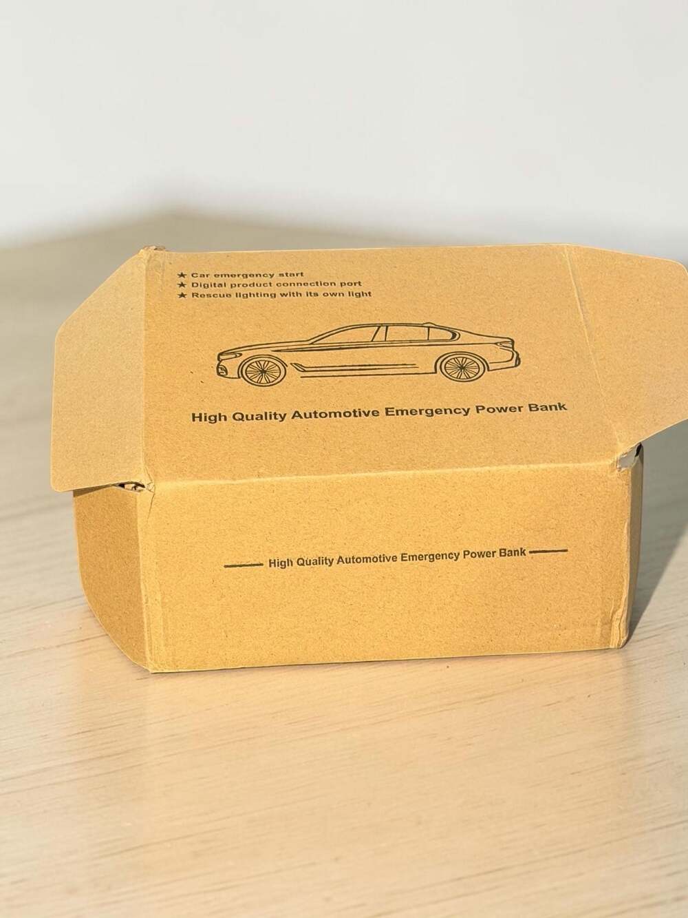Portable Automotive Emergency Jump Starter Power Bank with Compass